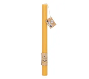 Bougie Bâton "demi" 26cm Moutarde