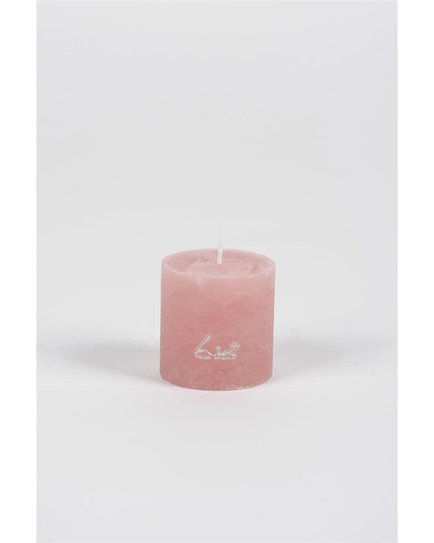 Bougie Rustique Luz Your Senses Taupe Rose Ø5Xh5Cm