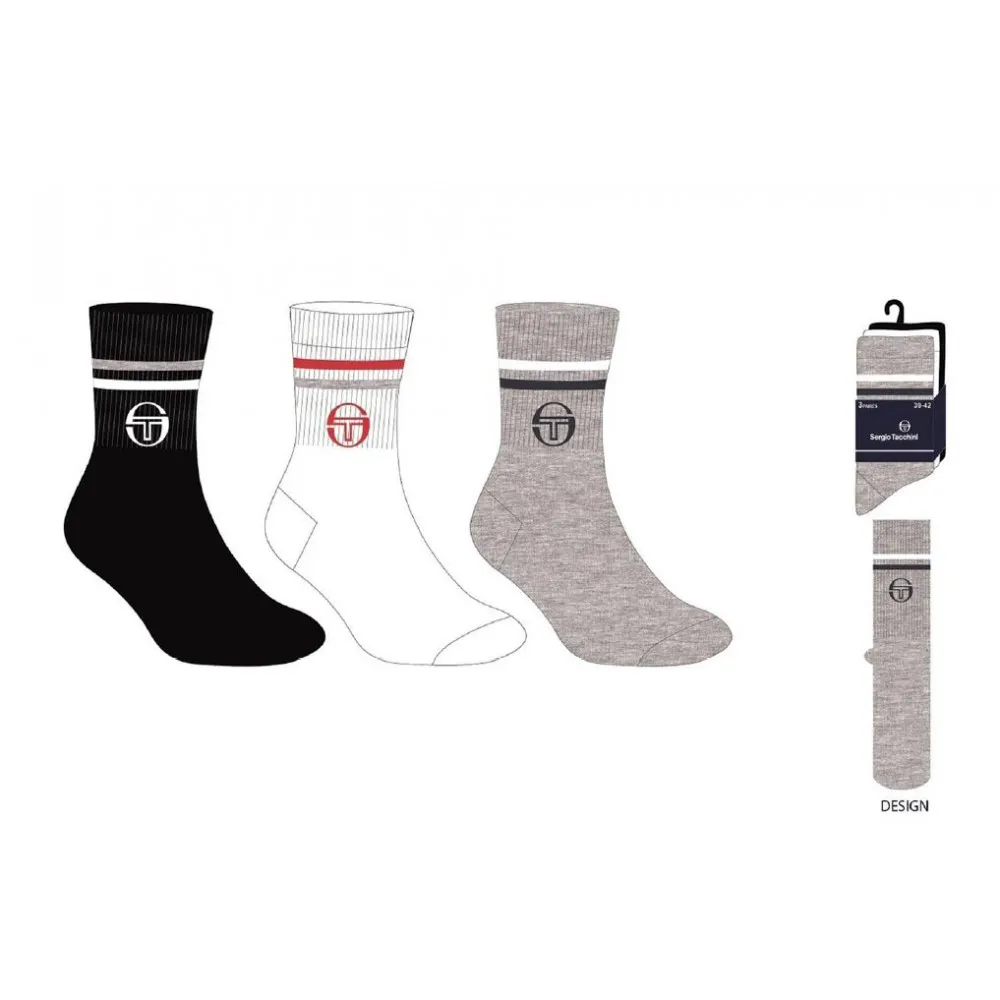 Chaussettes TENNIS SERGIO TACCHINI Lot de 6