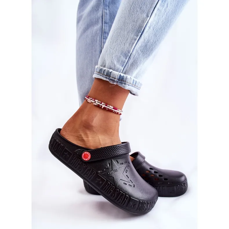 Chaussons Légers Femme Kroks Big Star II275001 Noir le noir