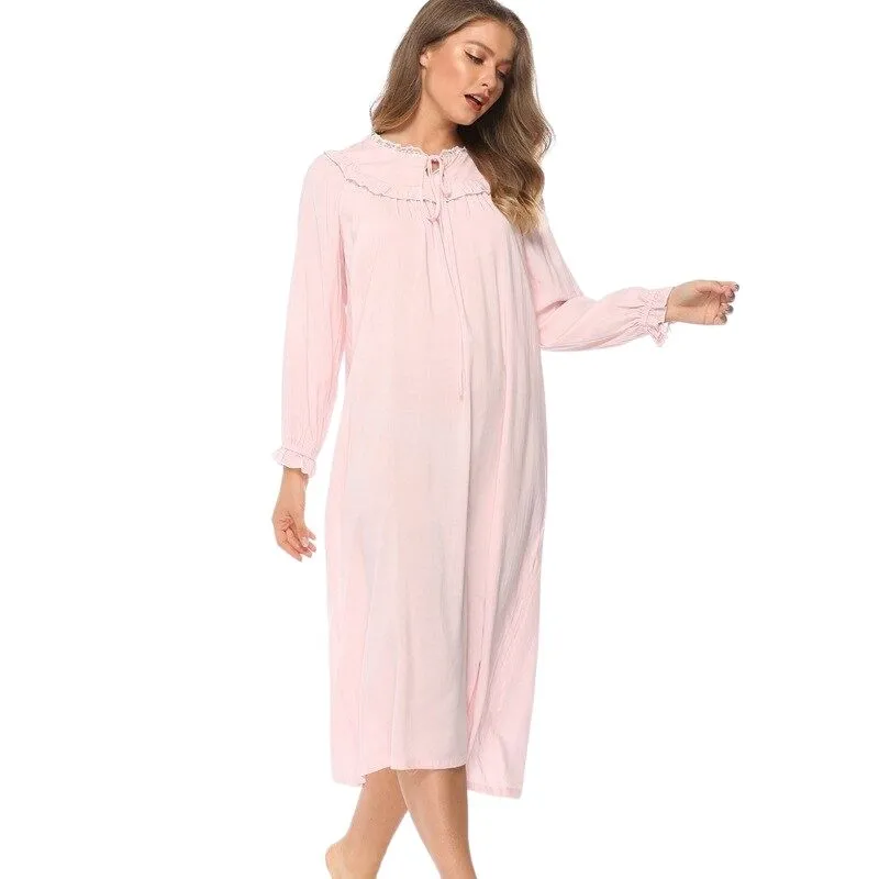 Chemise de Nuit Longue Vintage Année 90