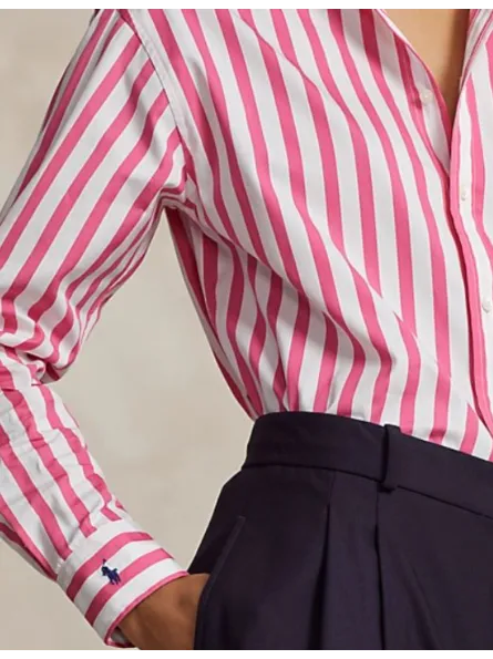Chemise popeline rayure Polo Ralph Lauren