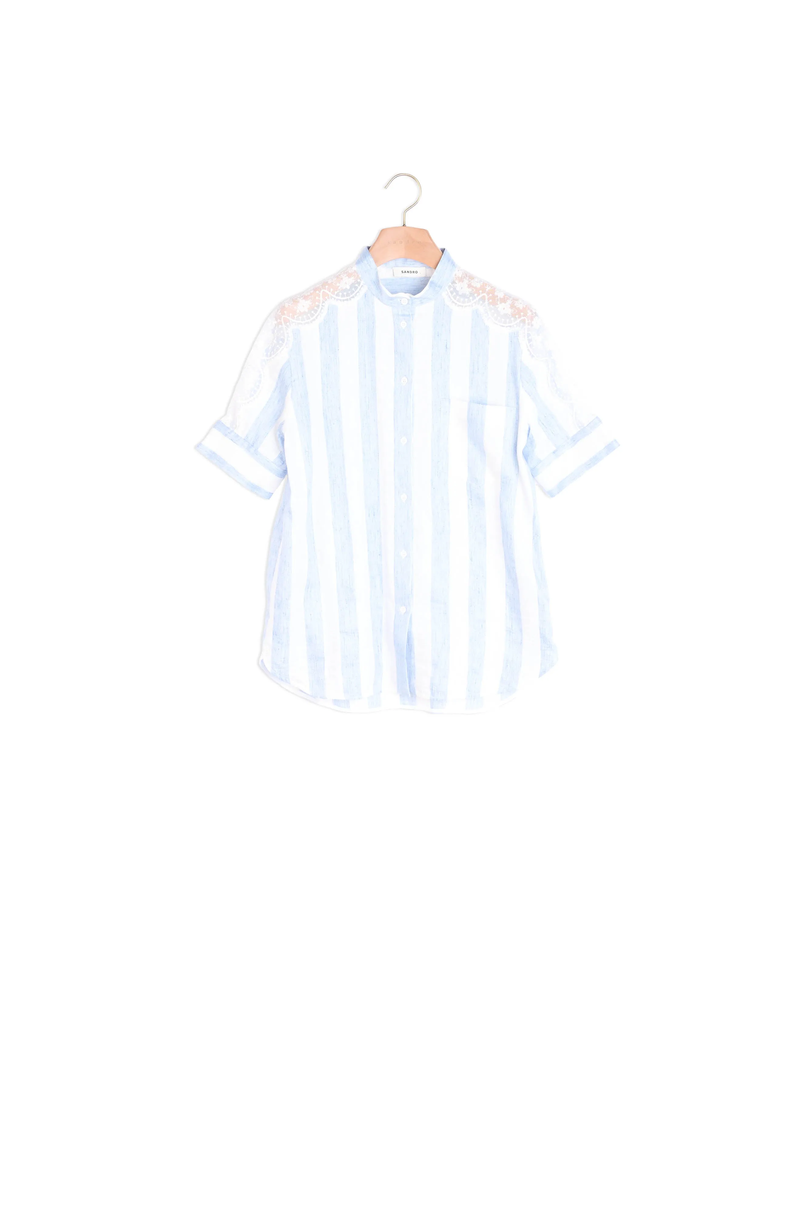 Chemise rayée en lin