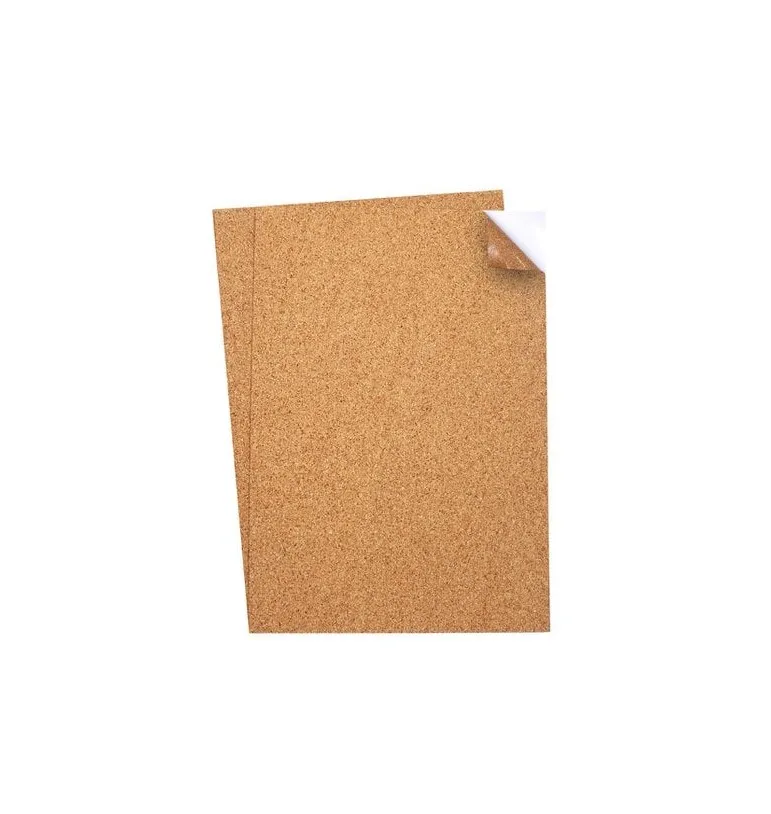 Feuilles de liège adhésives 2pcs 1mm