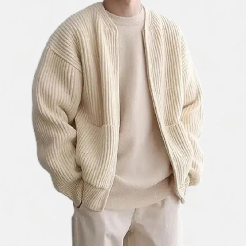 Jacob | Homme Cardigan à Fermeture Eclair | L'hiver