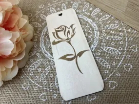 Marque Page Bois Rose 5X15 cm Ref J25 - Lou Passion