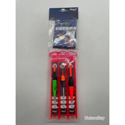 Pack truite, bouchons, lignes, hameçons 10 Ragot
