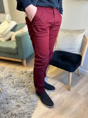 Pantalon bordeaux - LUCIEN - Prêt à porter homme Cléstyle Couleur bordeaux US 28 à 42 31