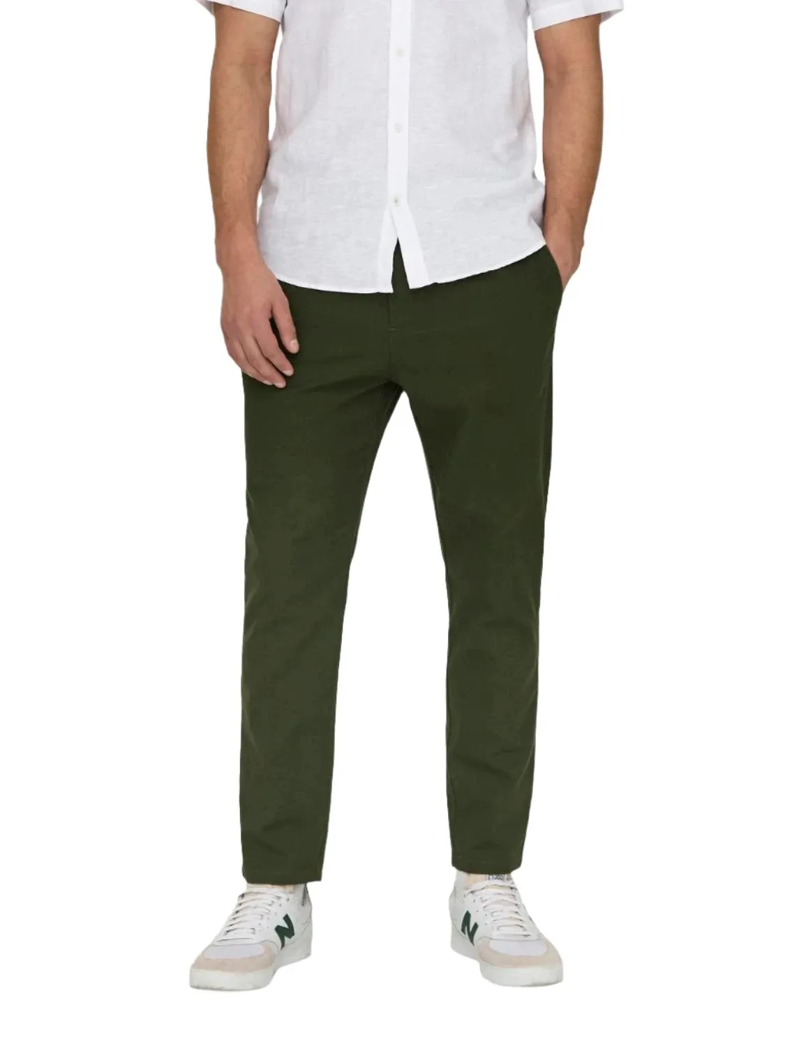 Pantalon de coton et lin d'été