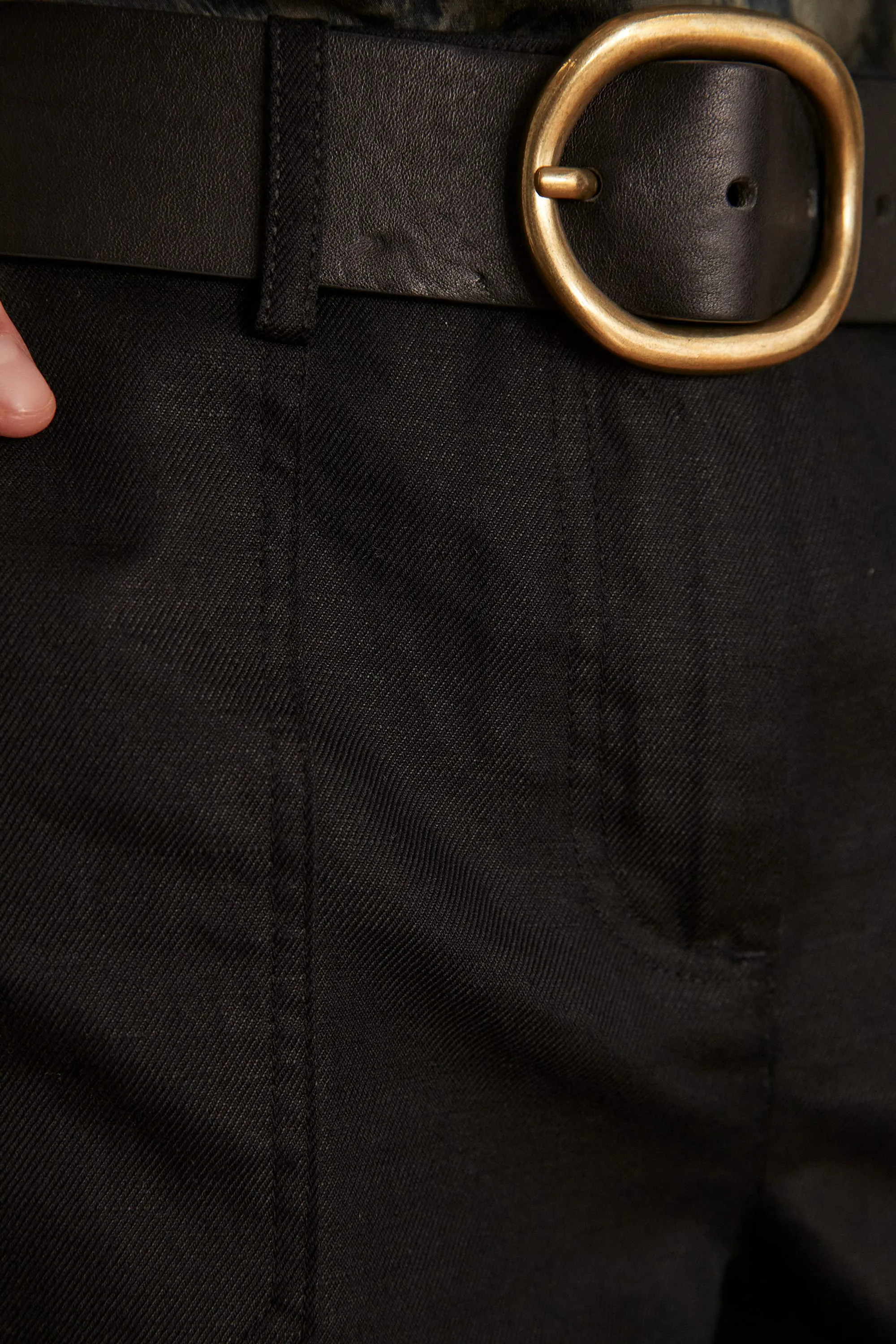 Pantalon en lin large SELYNA Not applicable | Maison 123