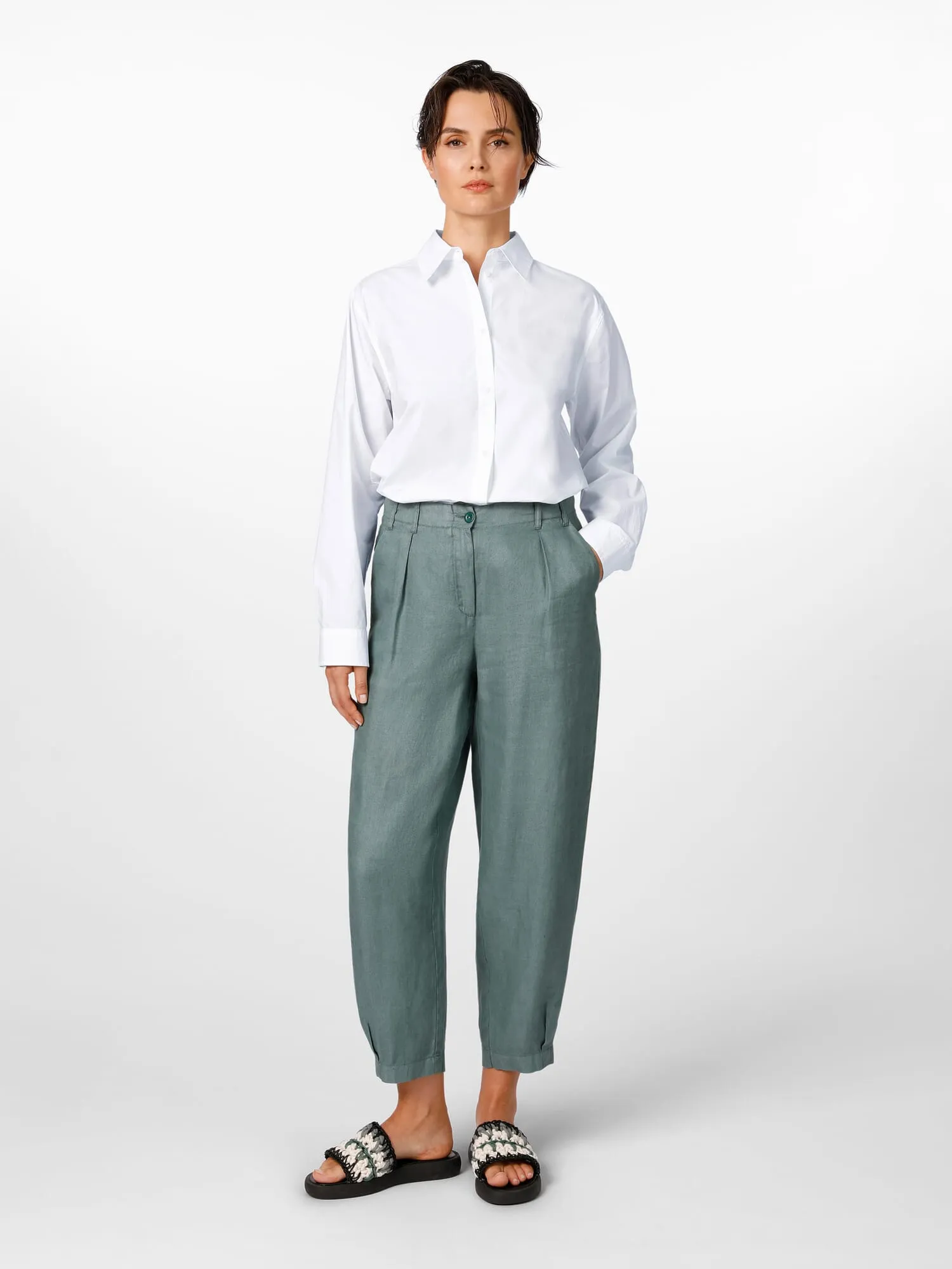 Pantalon en lin pour femmes