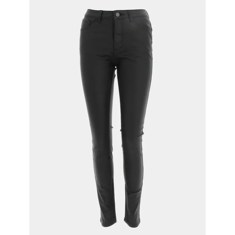 Pantalon rayé lin dola beige femme - Only | wimod