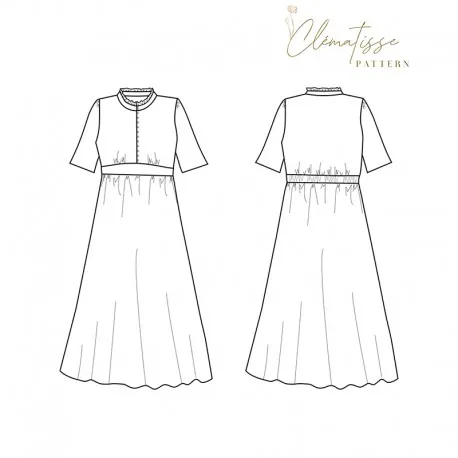 Patron Robe Clématisse Pattern - Emma