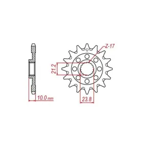 Pignon JT SPROCKETS acier anti-boue 1443 - 520