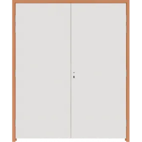 Porte plombée pivotante 2 vantaux, pb 3 mm (93+53 x 204 cm)