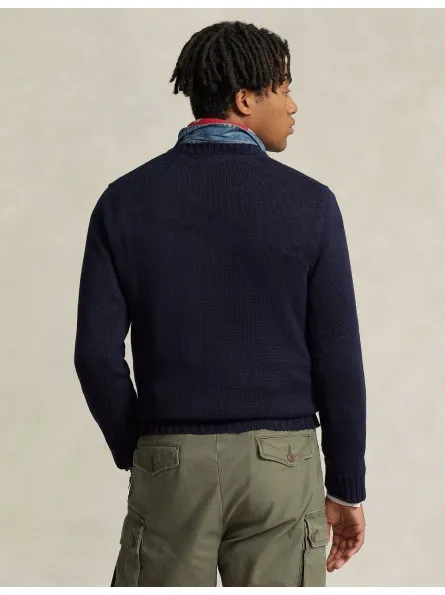 Pull en coton iconique drapeau Ralph Lauren
