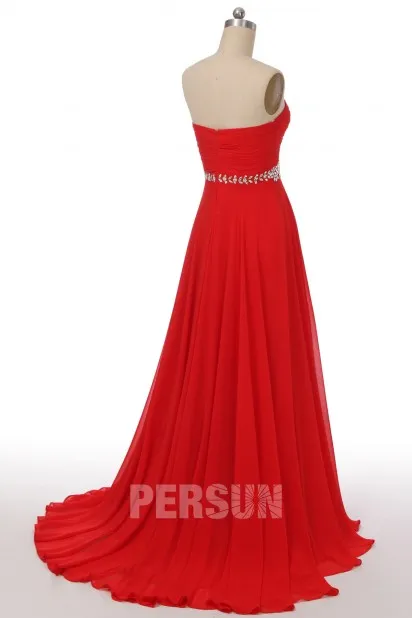 Robe bleu clair longue bustier en sequin pour demoiselle d'honneur