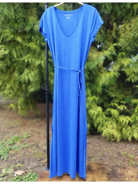 Robe longue en lin Majestic