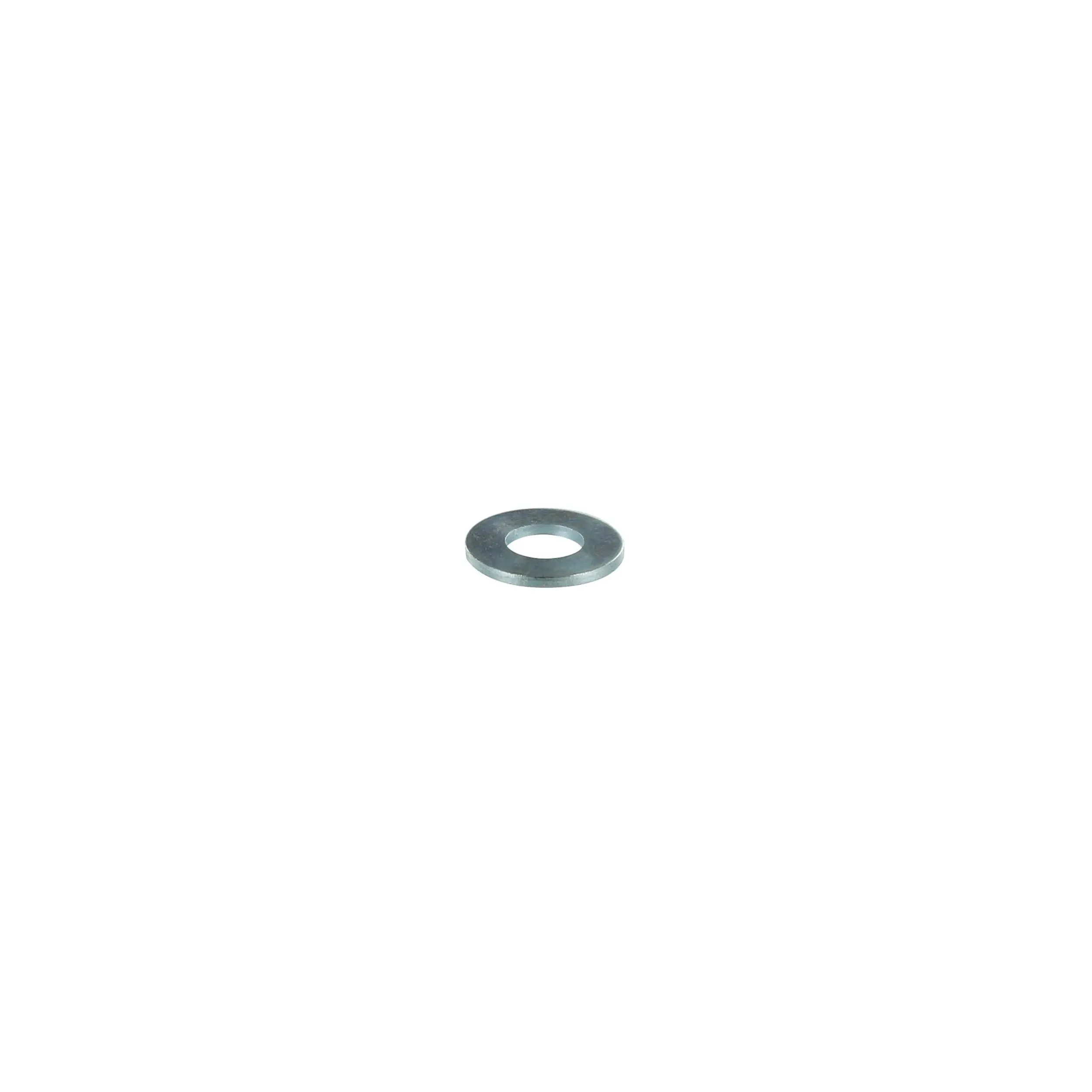 Rondelle acier zingué, trou 8 mm, diamètre 18 mm, lot de 100