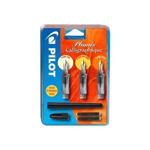 Stylo plume de calligraphie Plumix + 3 plumes ( 0,58 / 0,7 / 1mm)