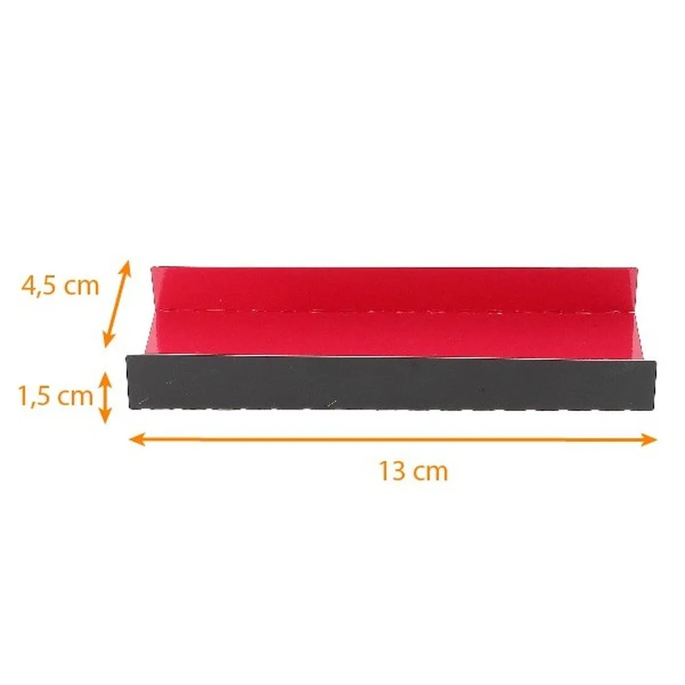 Supports 'eclair' rainurés 130mmx45mm (+2x15mm) noir/fushia brillant par 250