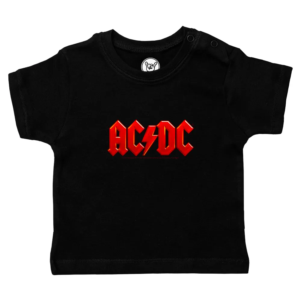 T-shirt ACDC pour bébé (logo rouge)
