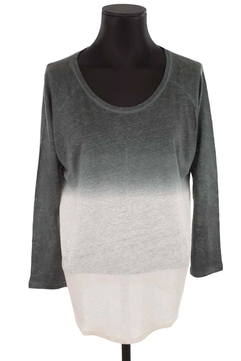 T-shirt en lin Bash blanc. Matière principale lin. Taille 36.
