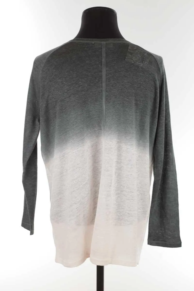 T-shirt en lin Bash blanc. Matière principale lin. Taille 36.