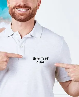 T-shirt homme recyclé Filgood Born to be a dad (brodé)