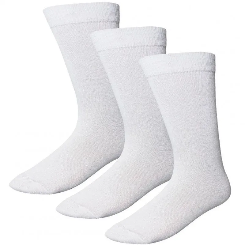 TWINDAY 3 paires de Chaussettes Homme Microcoton LESBLANCS Blanc