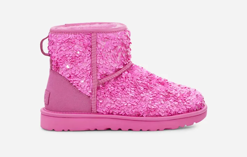 ® Classic Mini Chunky Sequin Boot for Women in Echinacea